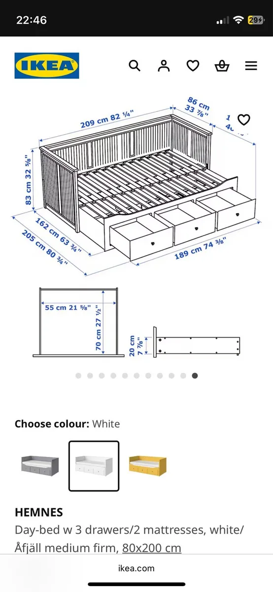 IKEA day bed - Image 4