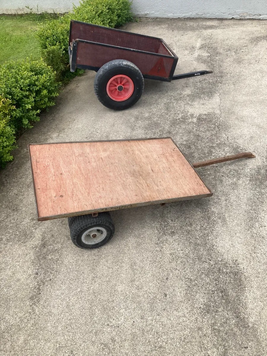 Two go cart trailers - Image 3