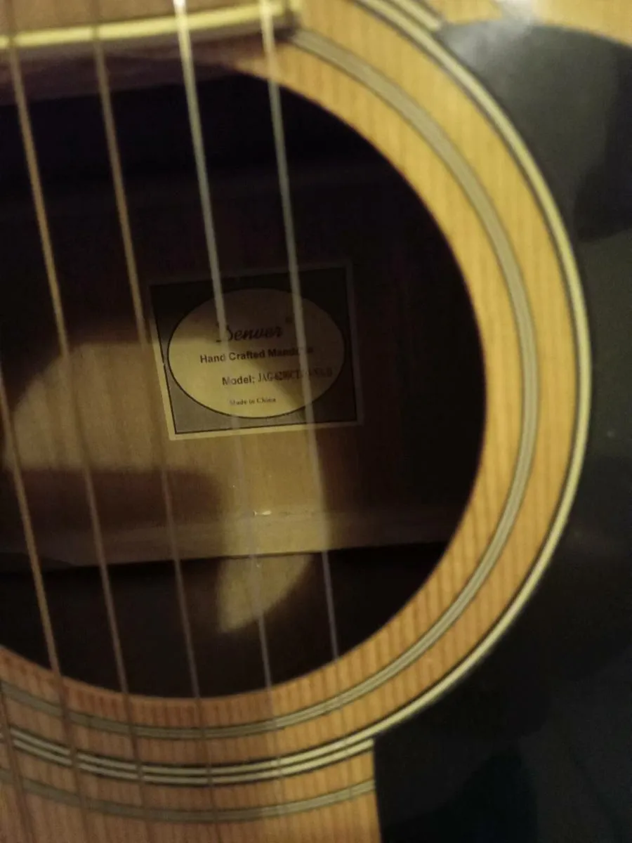 Denver Guitar acoustic .Electric.guitar Shadow - Image 4