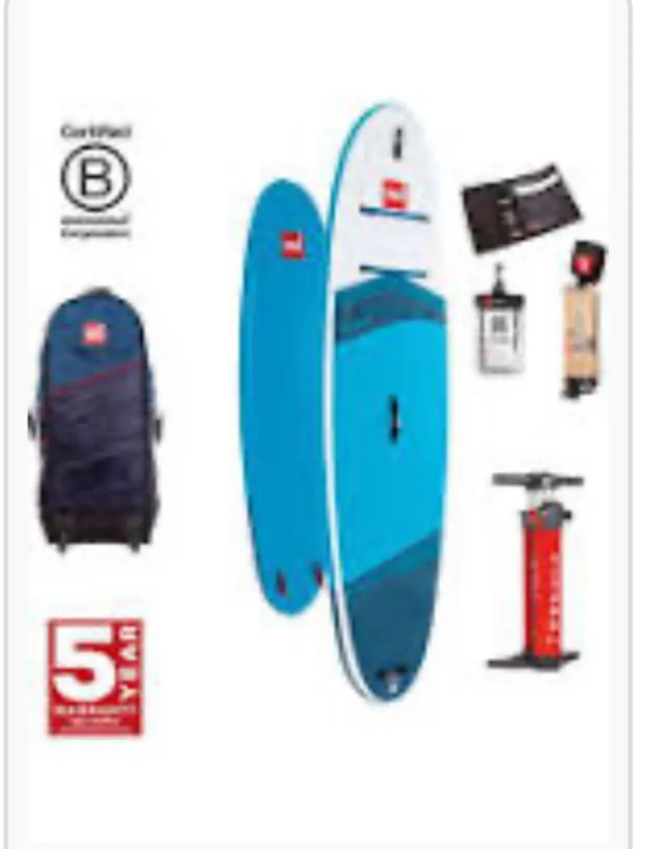 9’8 RED Paddle board inflatable