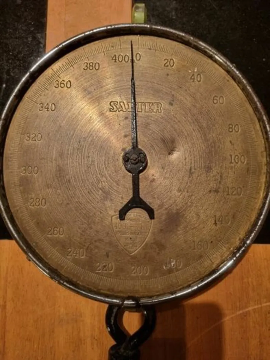 Vintage Salter hanging spring scale - Image 2
