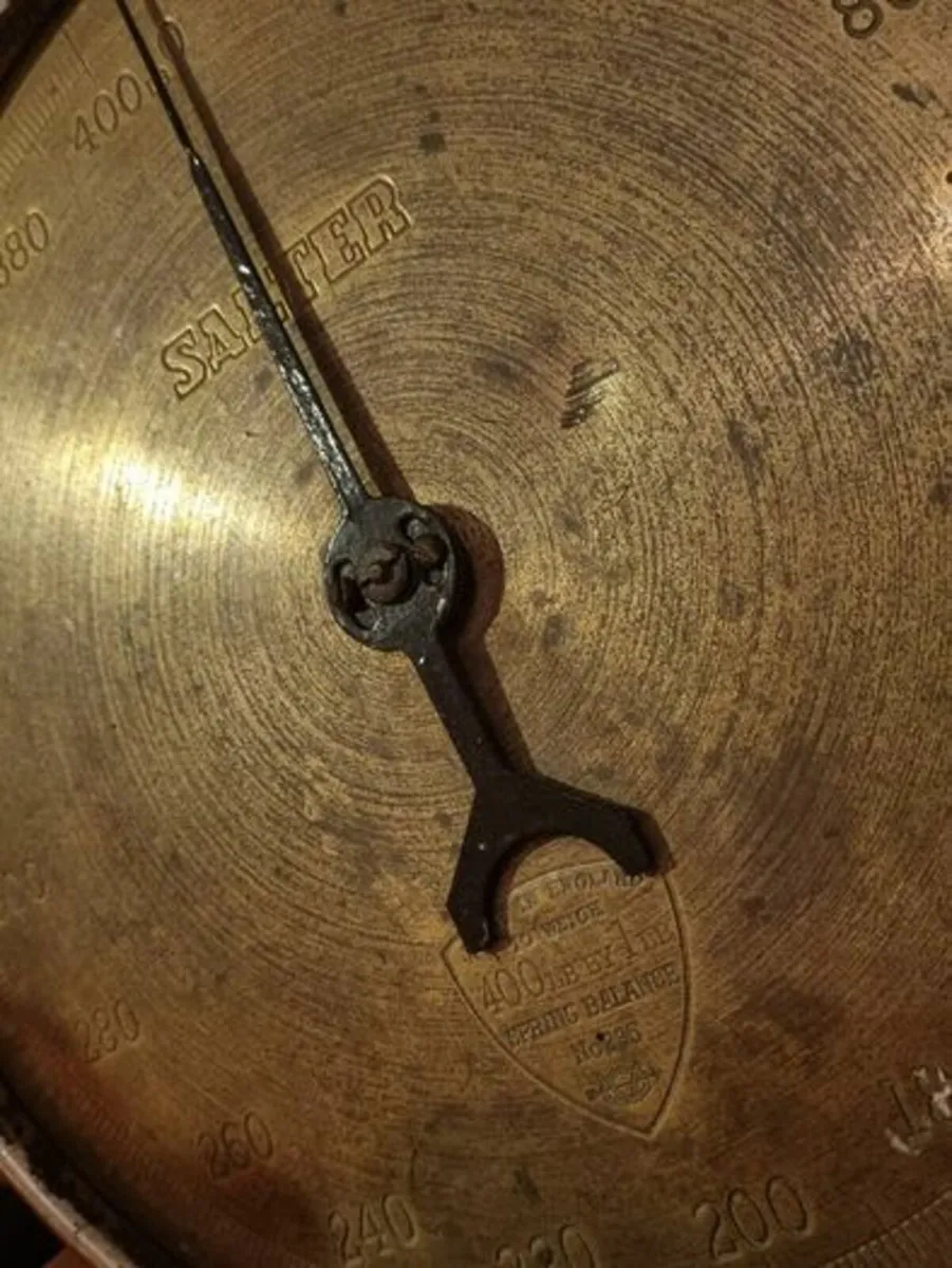 Vintage Salter hanging spring scale - Image 4