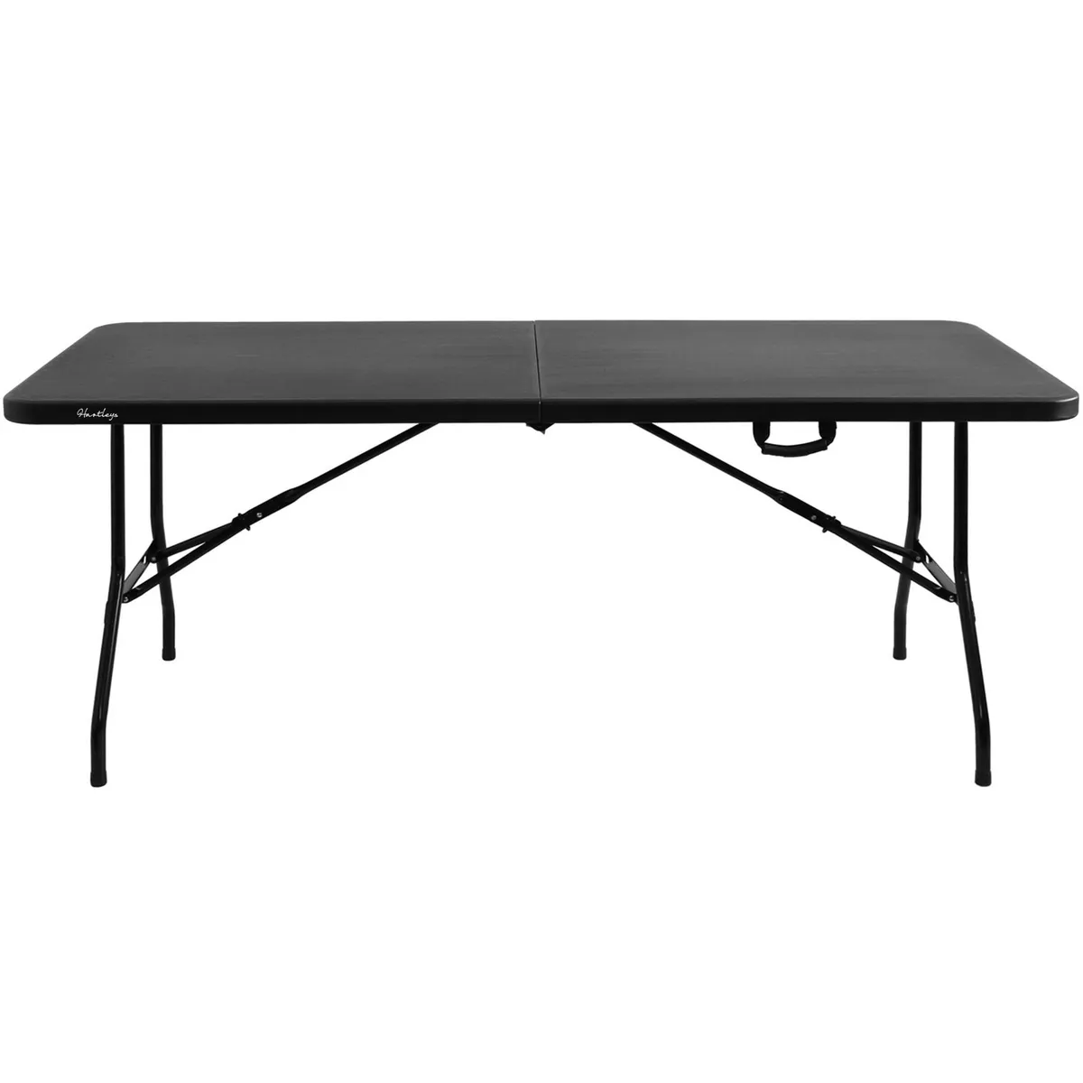 New Black 6ft x 2ft6 Folding Half Trestle Tables - Image 2