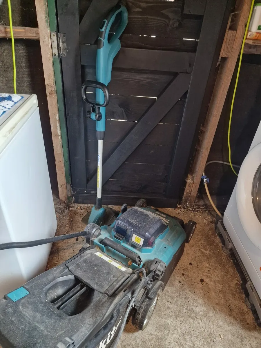 Makita Lawn Mower and Line Trimmer - Image 3