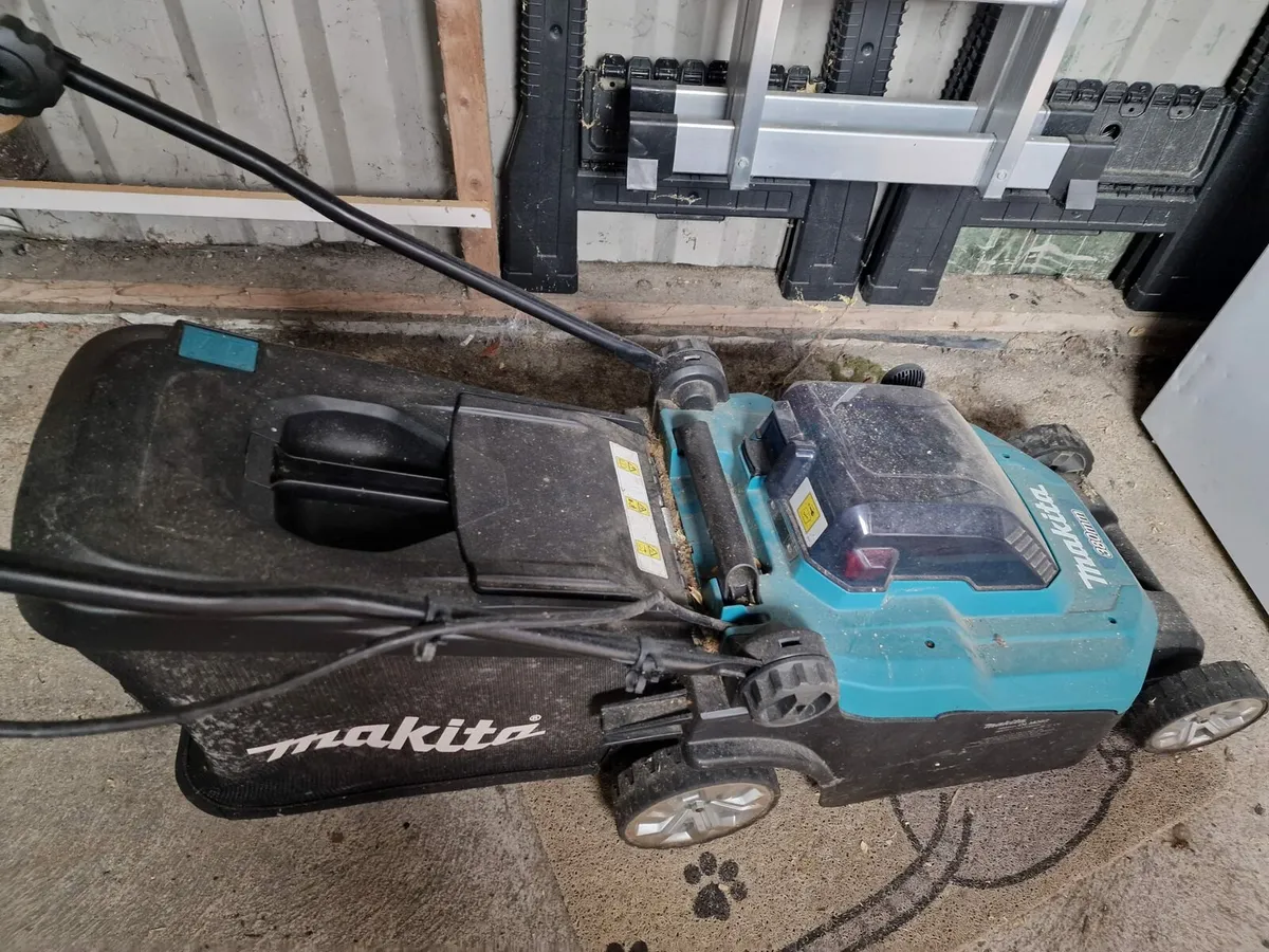 Makita Lawn Mower and Line Trimmer - Image 1