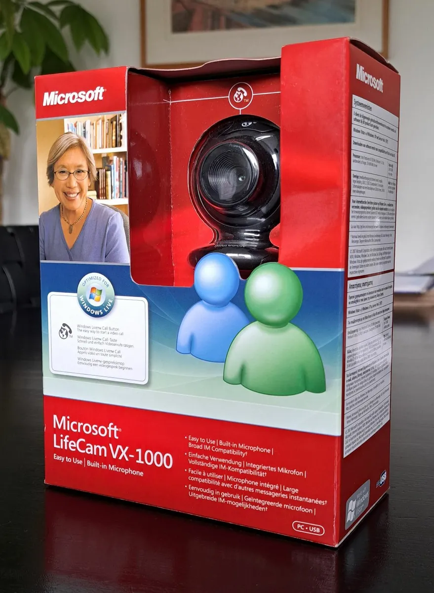 Microsoft LifeCam VX-1000 Laptop PC Camera Webcam - Image 1