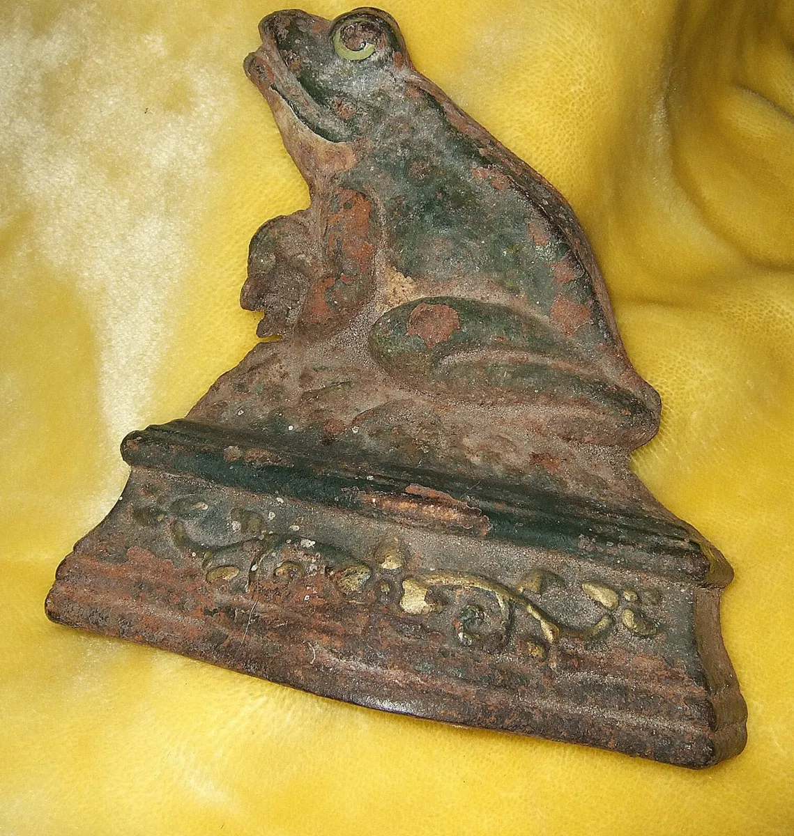 Vintage Cast Iron Frog Door Stop - Image 4