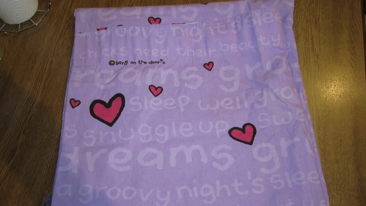 New -curtains lilac & pink - Image 3