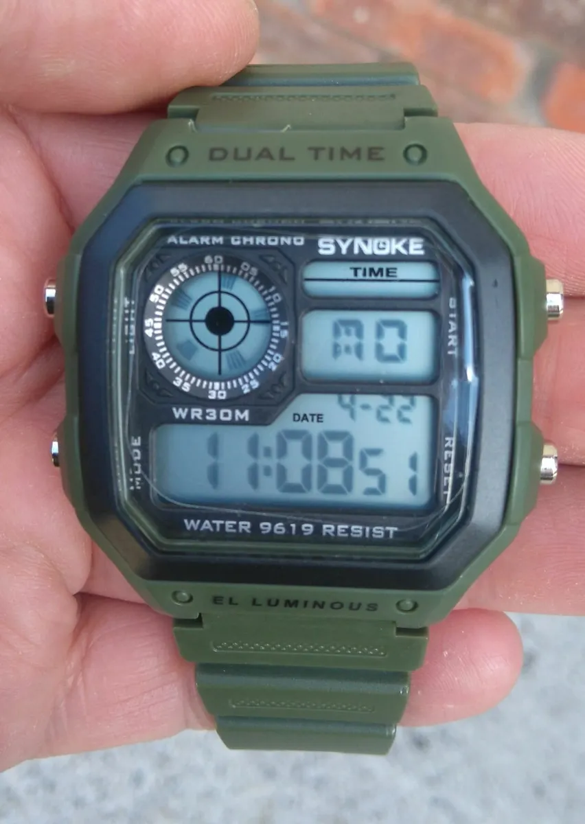 GREEN DIGITAL WATCH (BRAND NEW). - Image 1