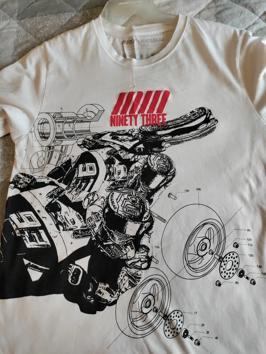 Pull&Bear Marq Marquez MotoGp shirt L - Image 1
