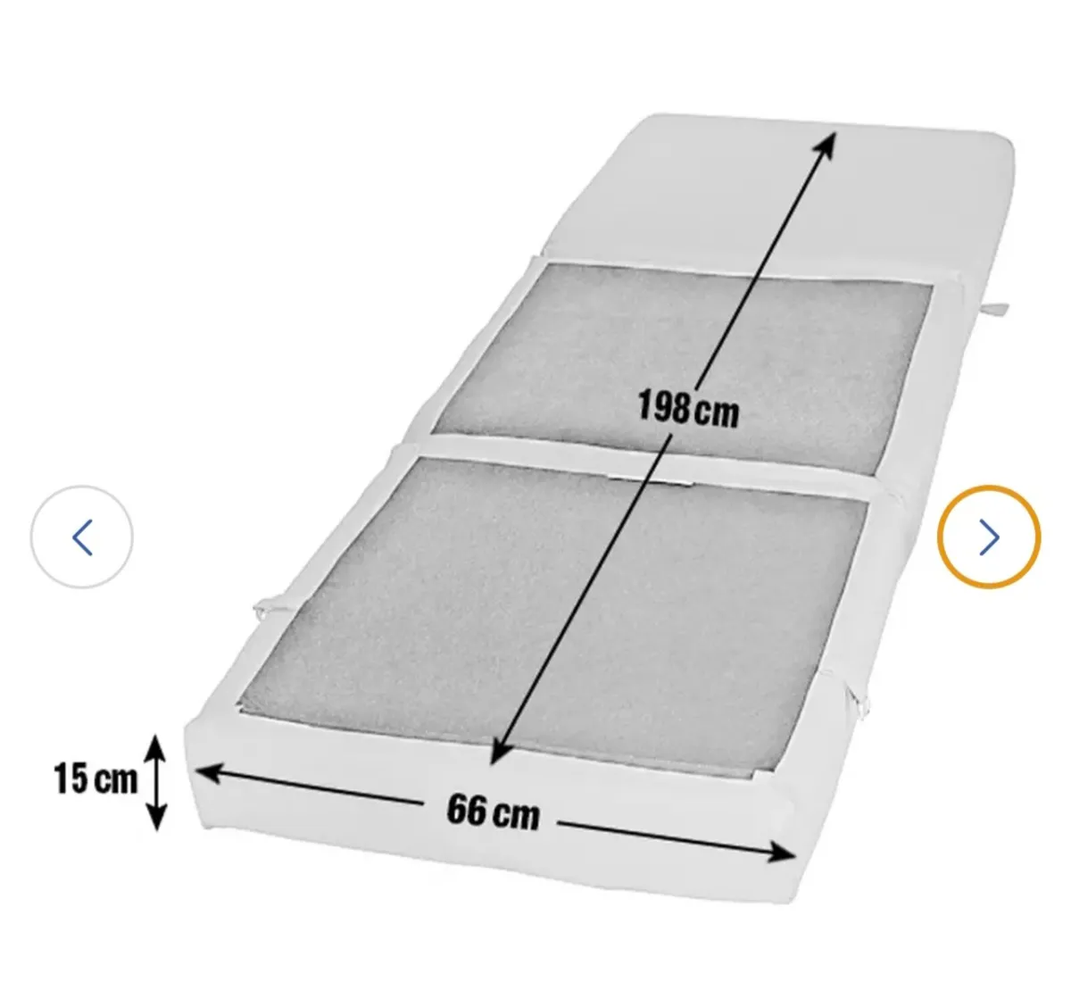 Kaikoo Folding Bed Grey - Image 2