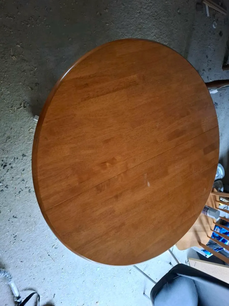 Extendable circular/ D end table - Image 4