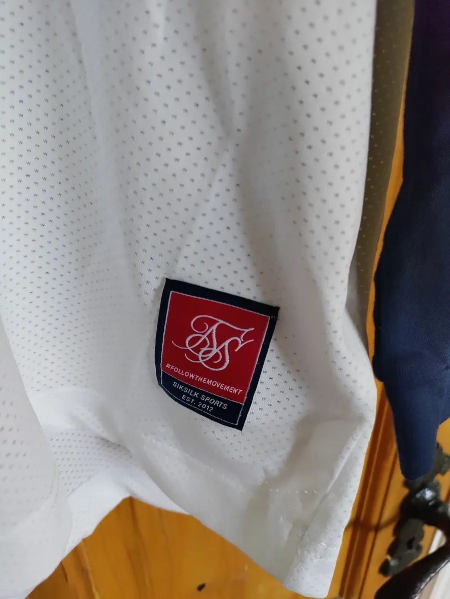 SikSilk Retro Baseball layered hoodie L New - Image 4