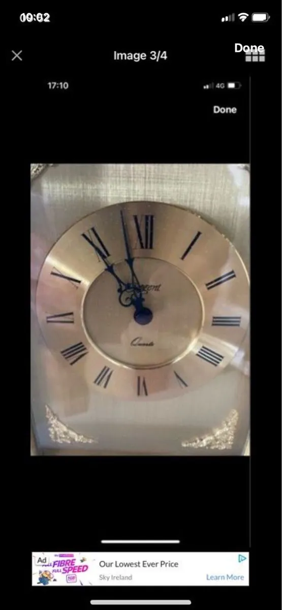 Vintage Heavy Carriage Clock - Image 3
