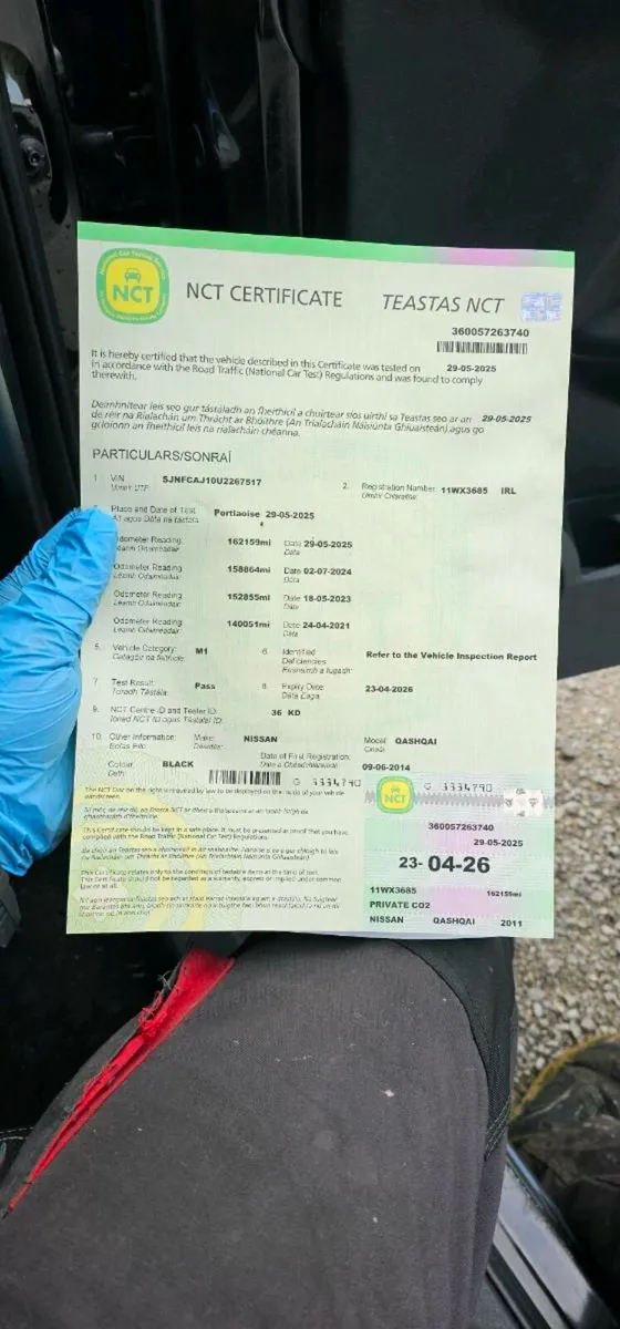 Nissan Qashqai  NCT & TAX - Image 4