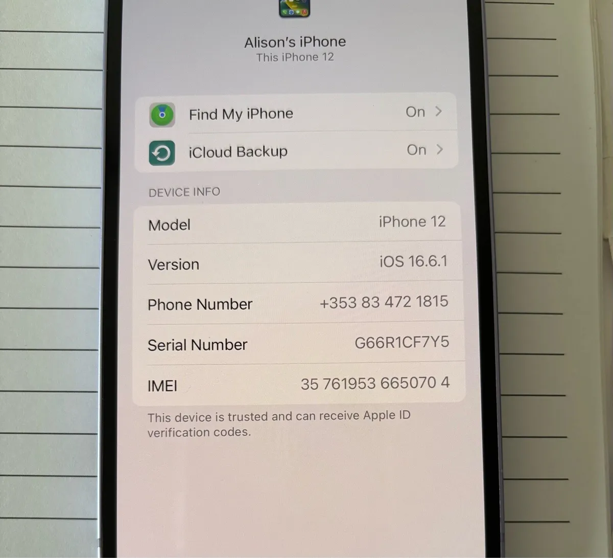 iPhone 12- perfect condition - Image 3