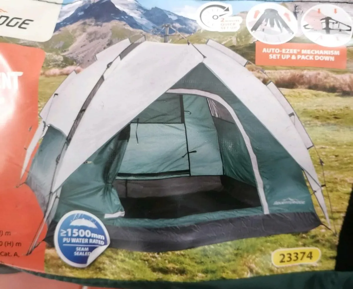 4 man instant tent - Image 1