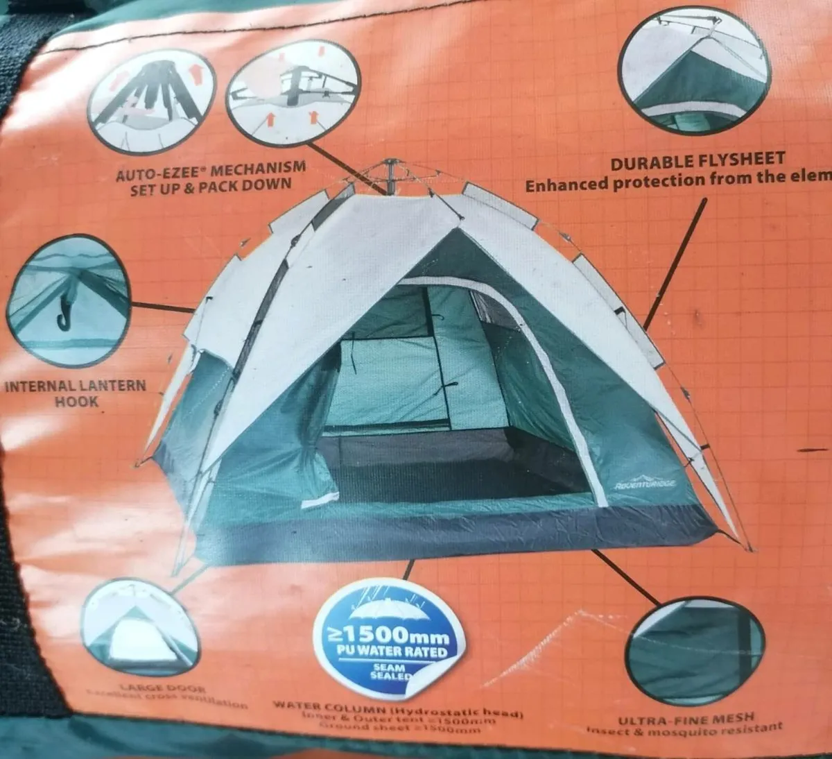 4 man instant tent - Image 2
