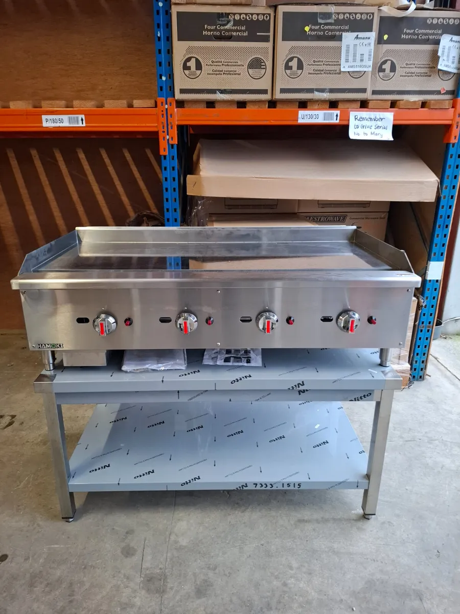 Hamoki Griddle with Chrome Plate Nat/LPG Gas - Image 1
