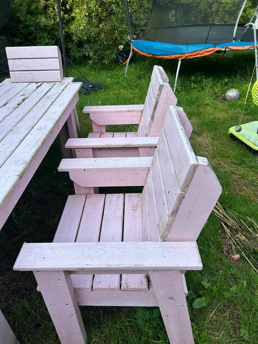 Wooden garden furniture - Image 3