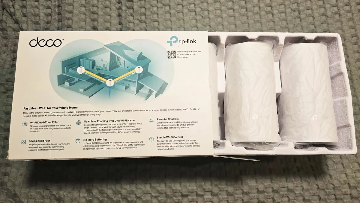 TP-Link Deco E4 (3-Pack) Home Mesh Wi-Fi Broadband - Image 4