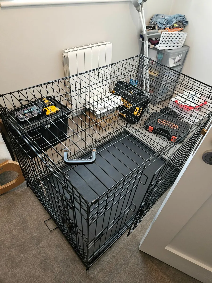 Never used large Dog crate - Image 1