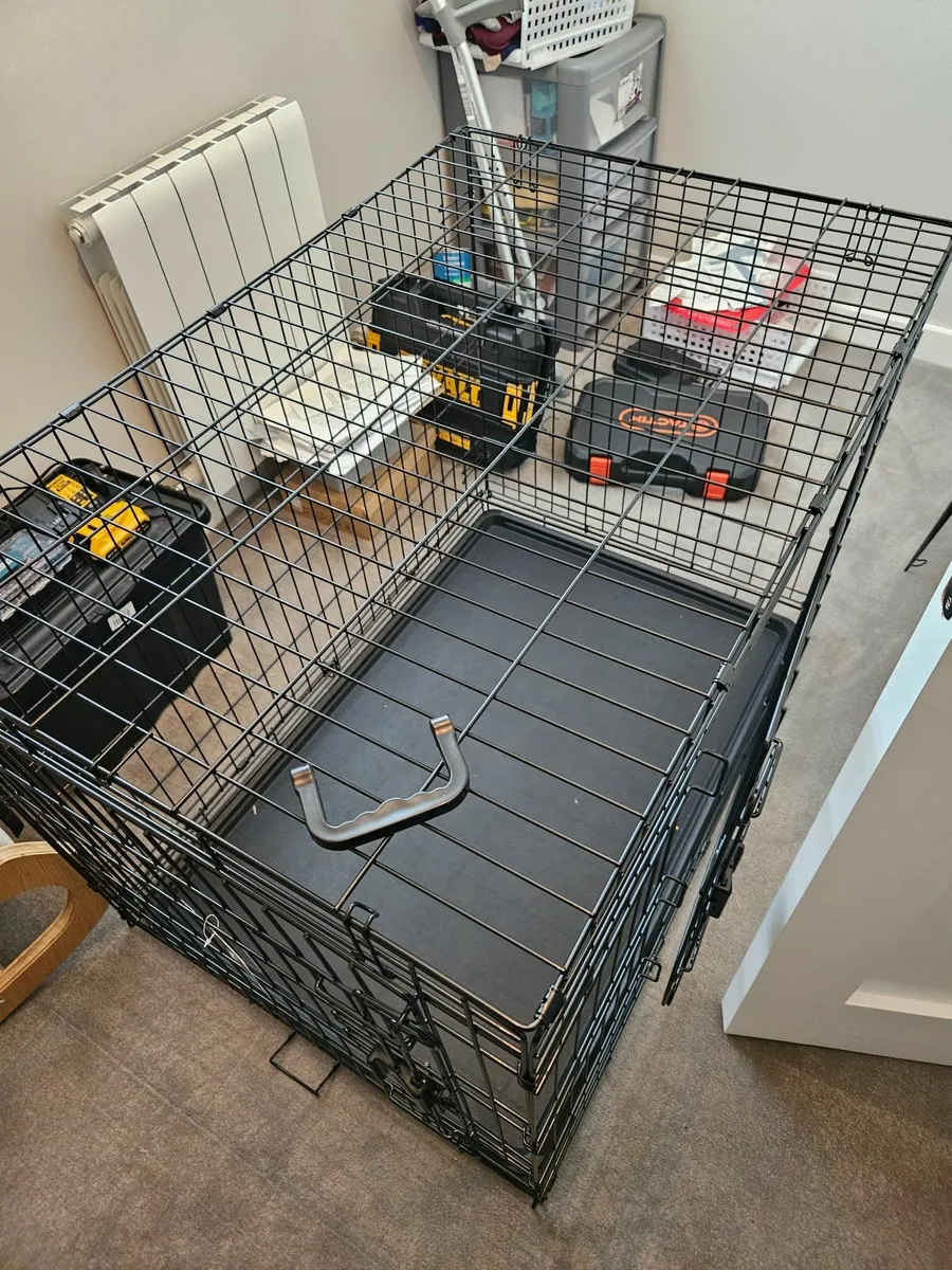 Never used large Dog crate - Image 2