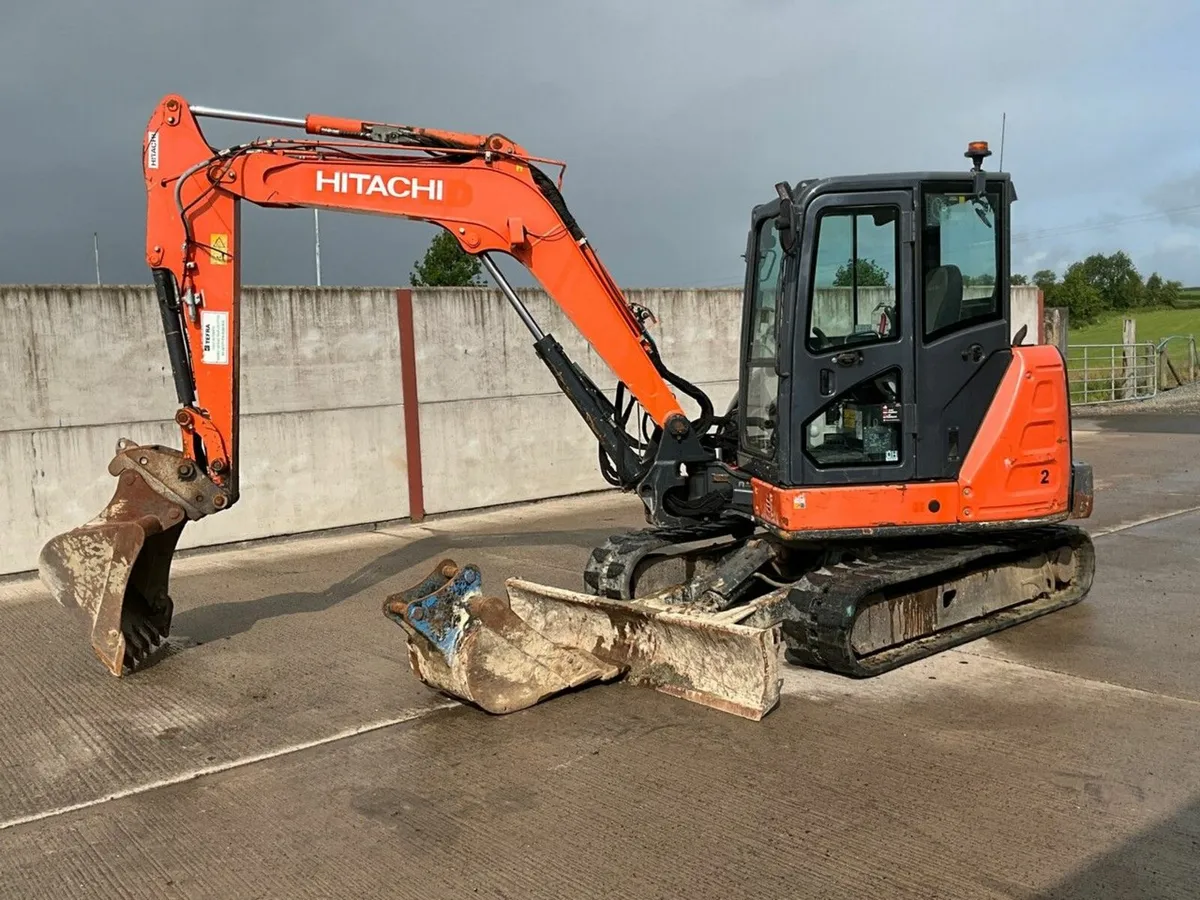 HITACHI ZAXIS ZX65USB-5A 6.5 TON MIDI EXCAVATOR - Image 1