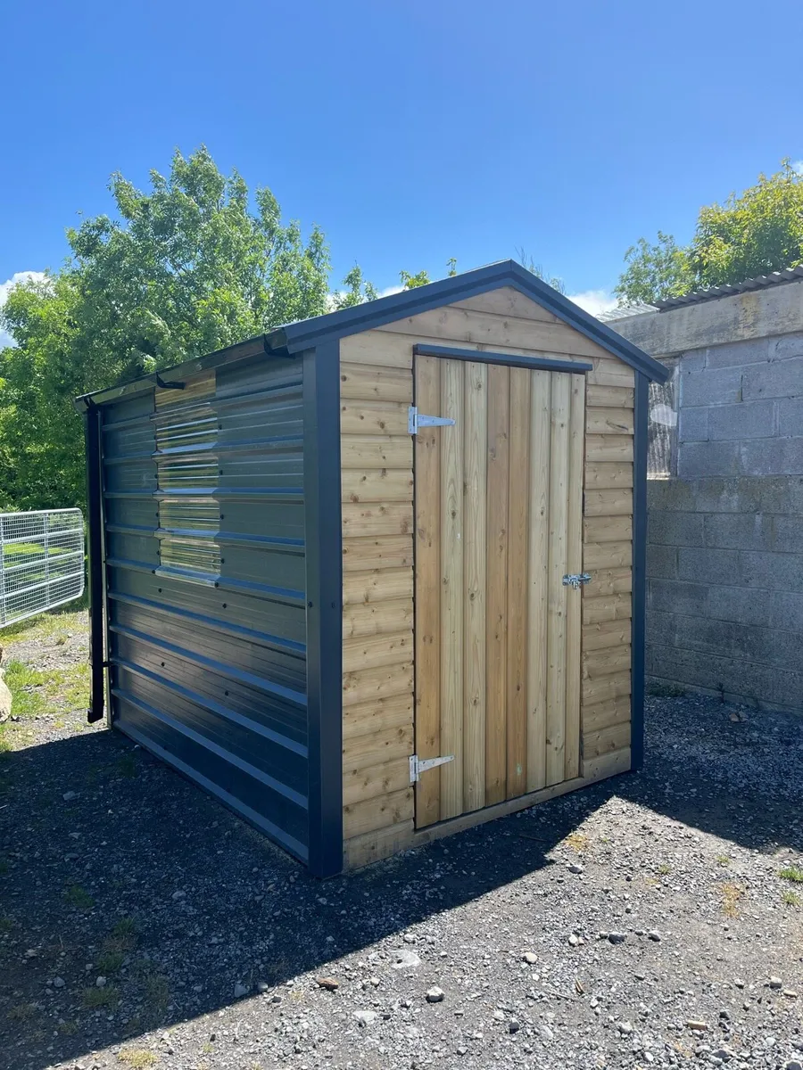 8x6 new flat pack garden shed - Image 2