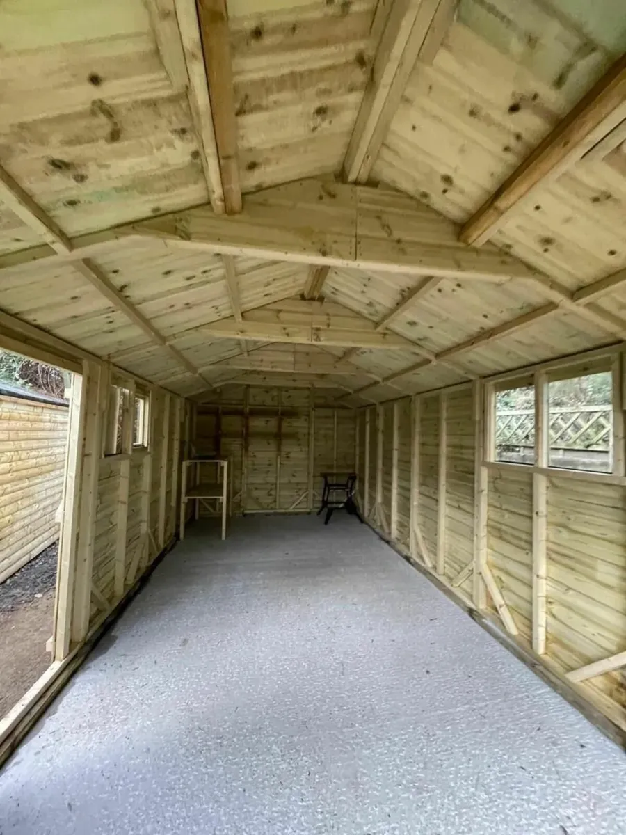 10x20 Pressure Treated Car Garages  ,Barn Doors - Image 1