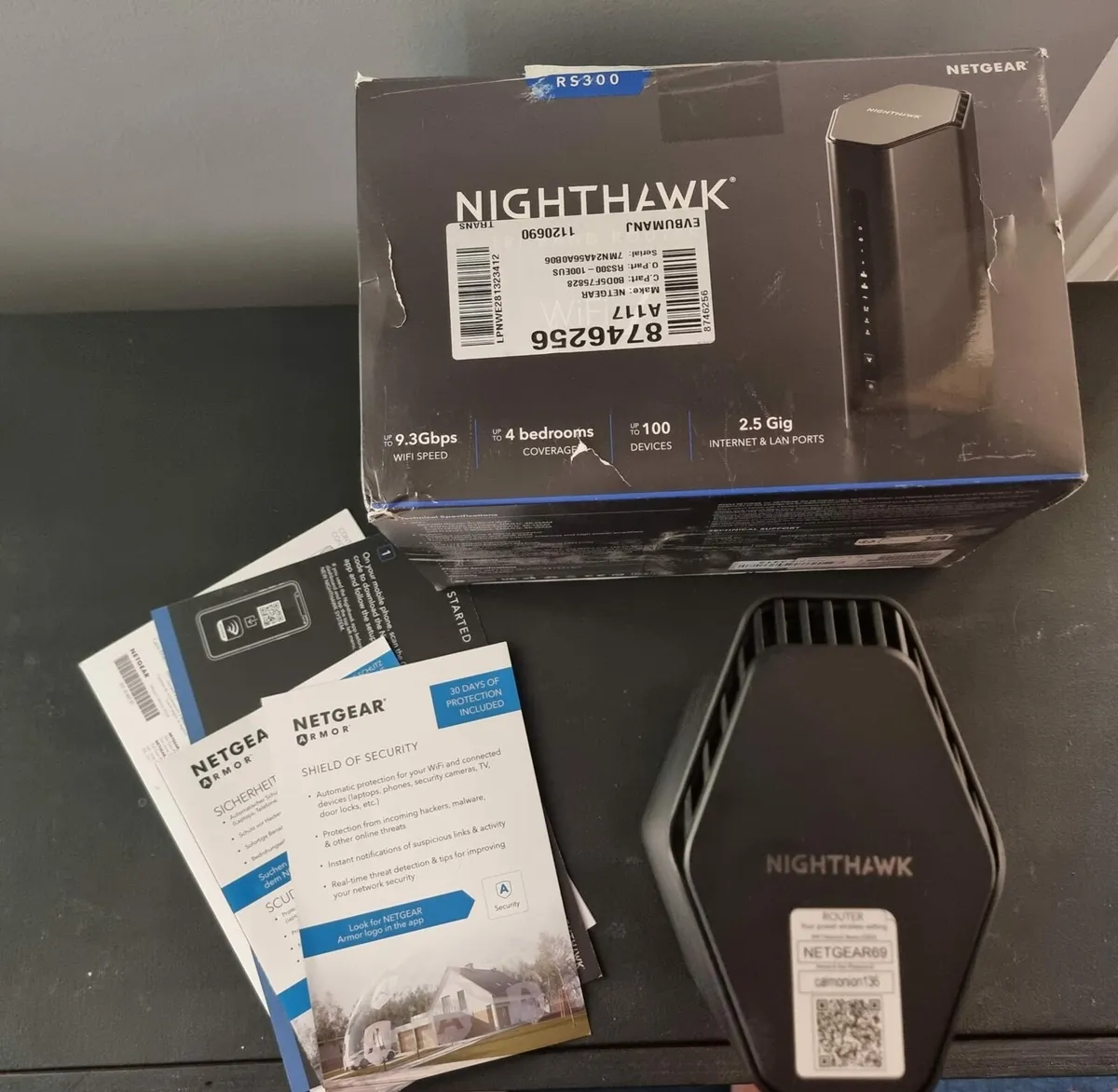 Nighthawk RS300 Wi-Fi Router - Opened - Unused - Image 1