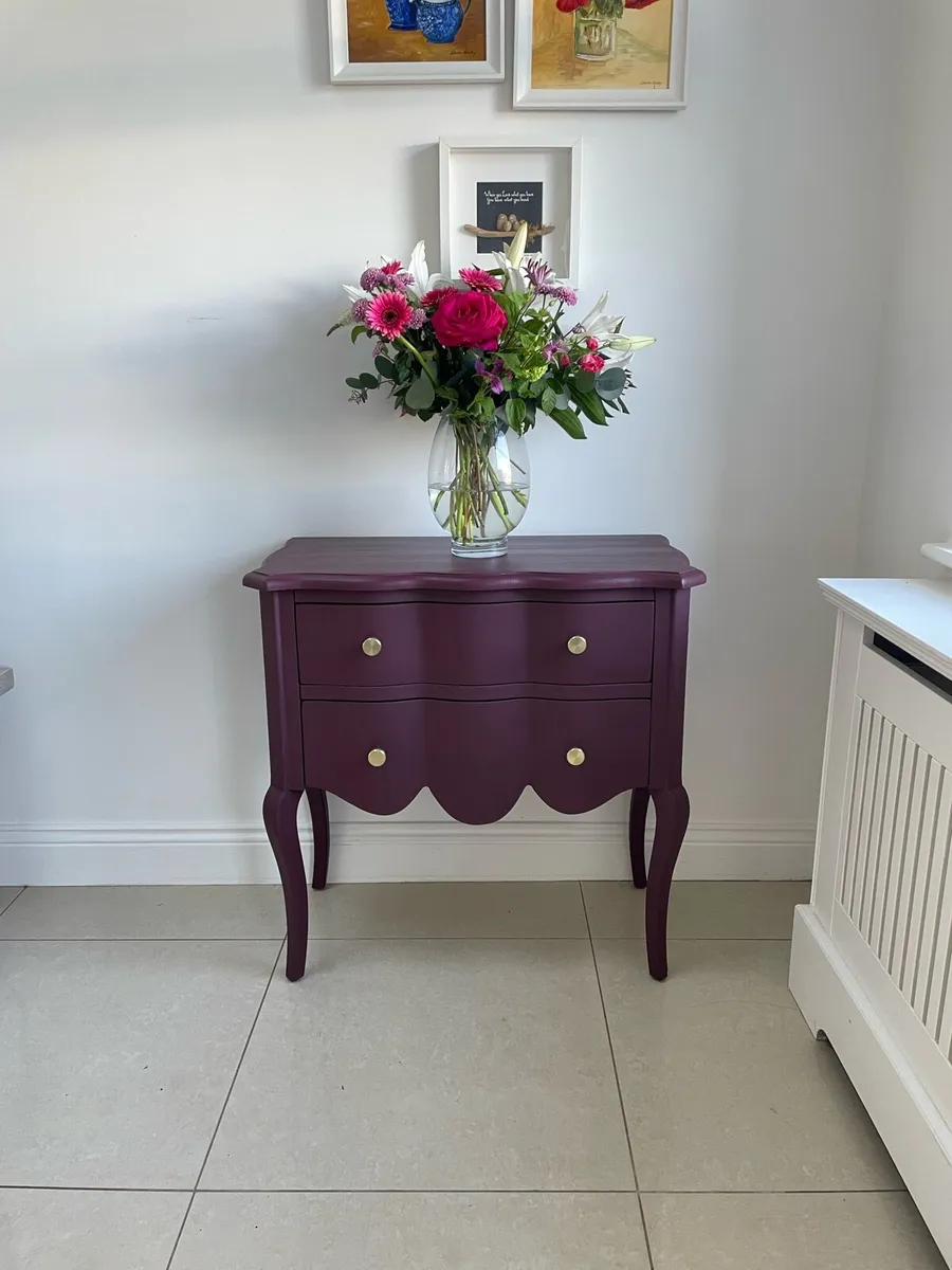 Two drawer painted unit - Image 3