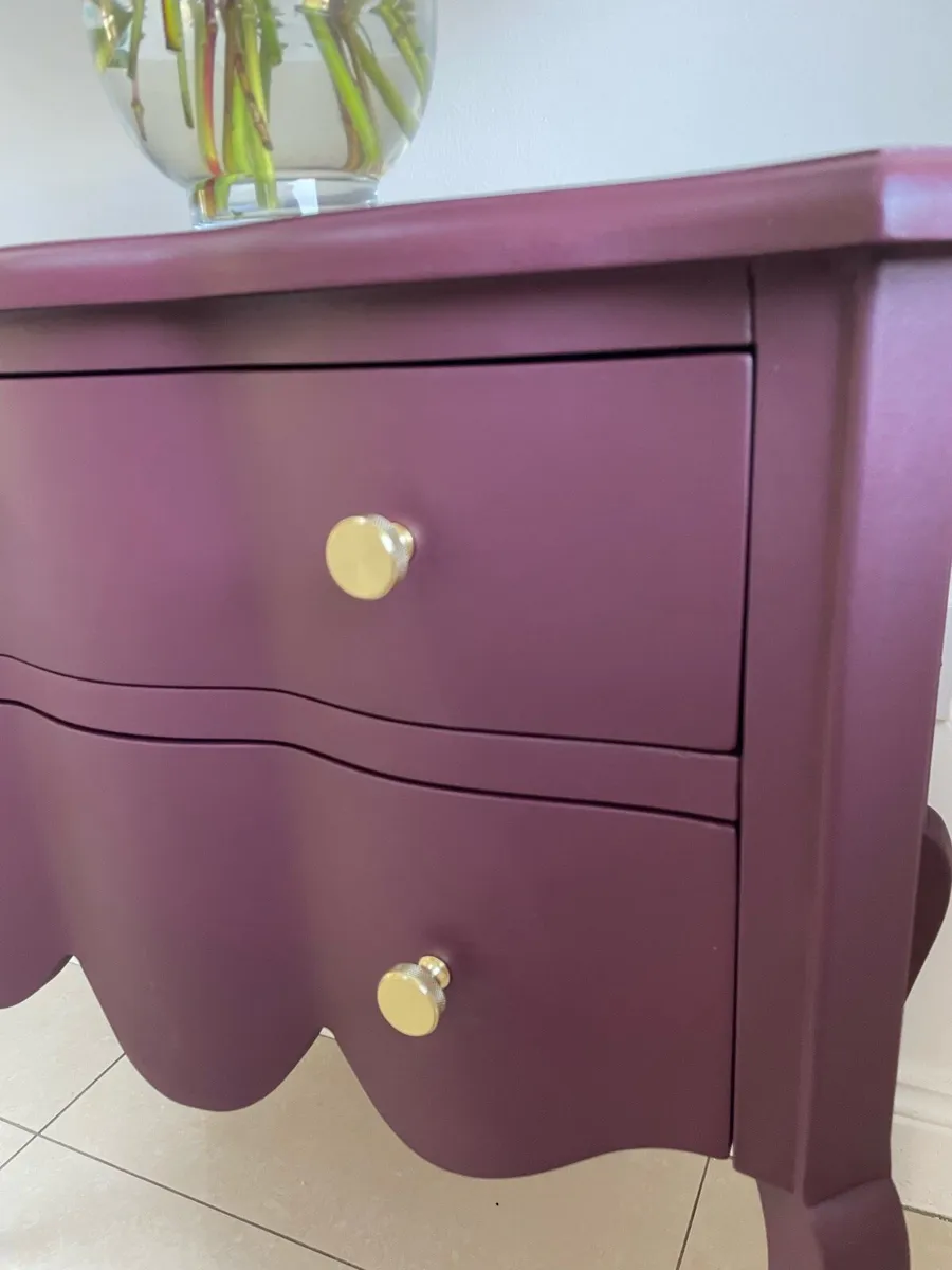 Two drawer painted unit - Image 2