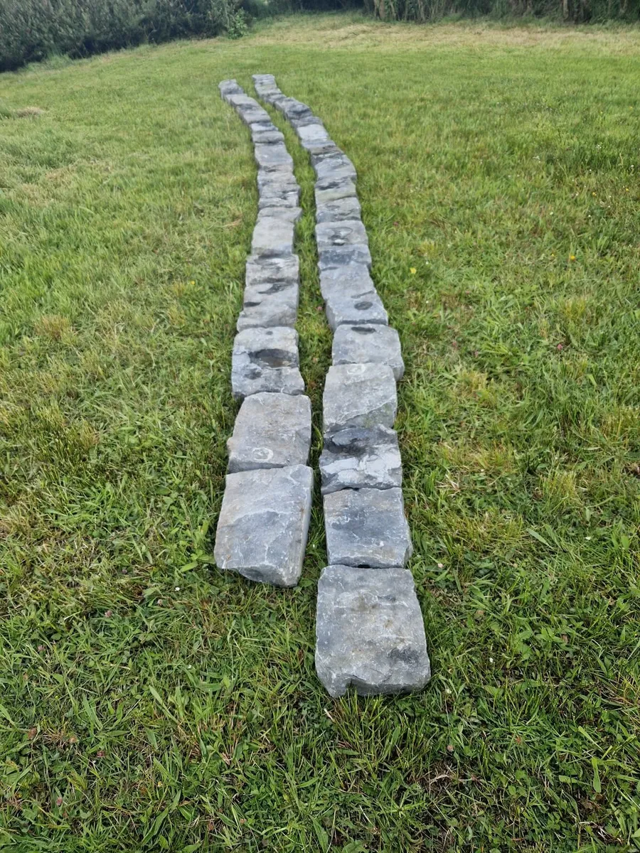 Killkenny Limstone Kerbs - split/rustic 24cm x 17m - Image 1