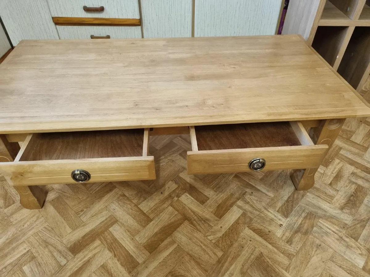 Pine Coffe Table  with free TV Stand Table - Image 3