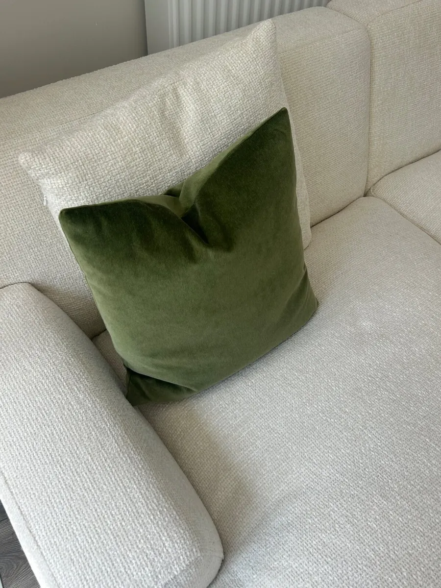 LUNA Cream Fabric Corner Sofa from EZ Living Inter - Image 4