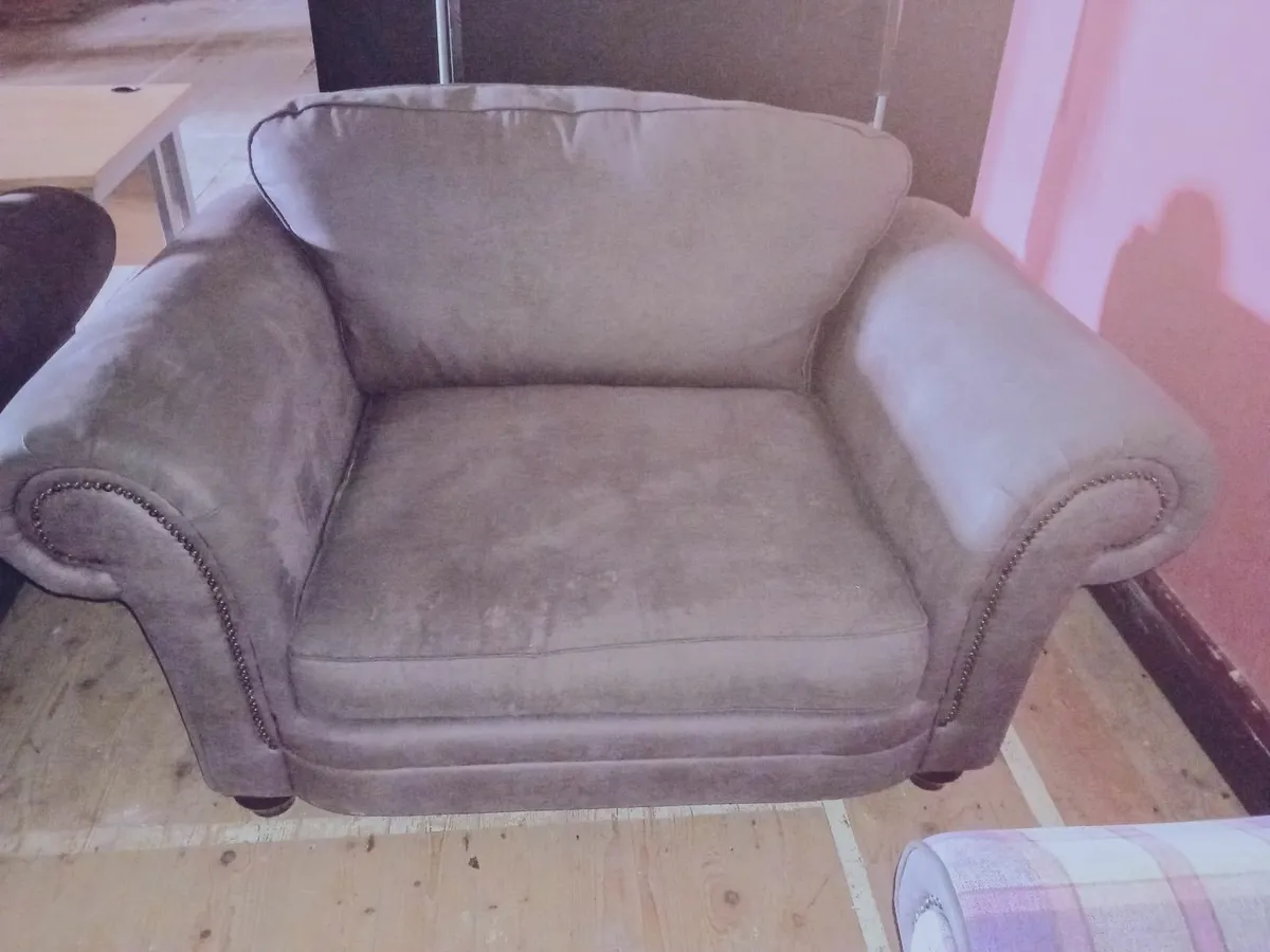 Dark Grey sofa large 2 seater