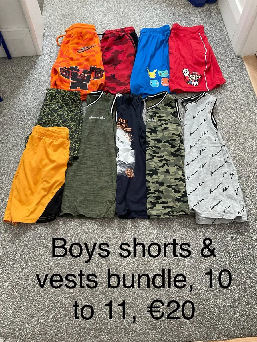 Boys summer bundle, 10 to 11
