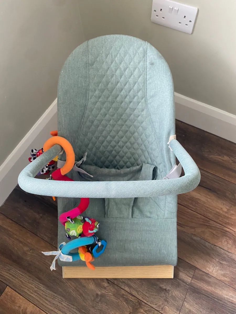 Playpen & bouncer for sale - Image 1