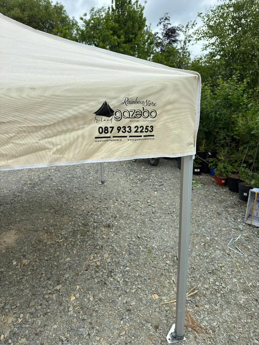 3x3m aluminium gazebo - Image 3