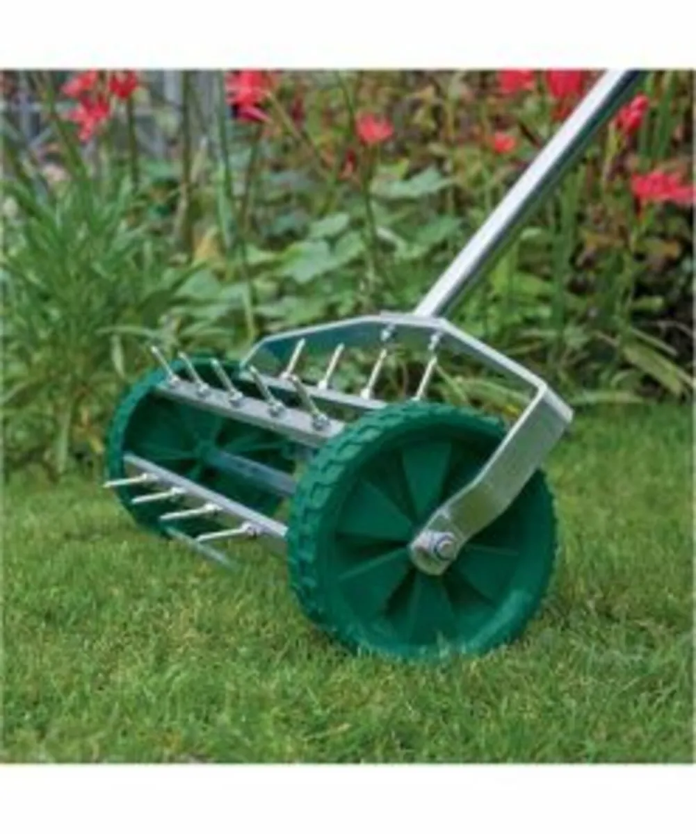 Rolling Lawn Aerator - Image 1