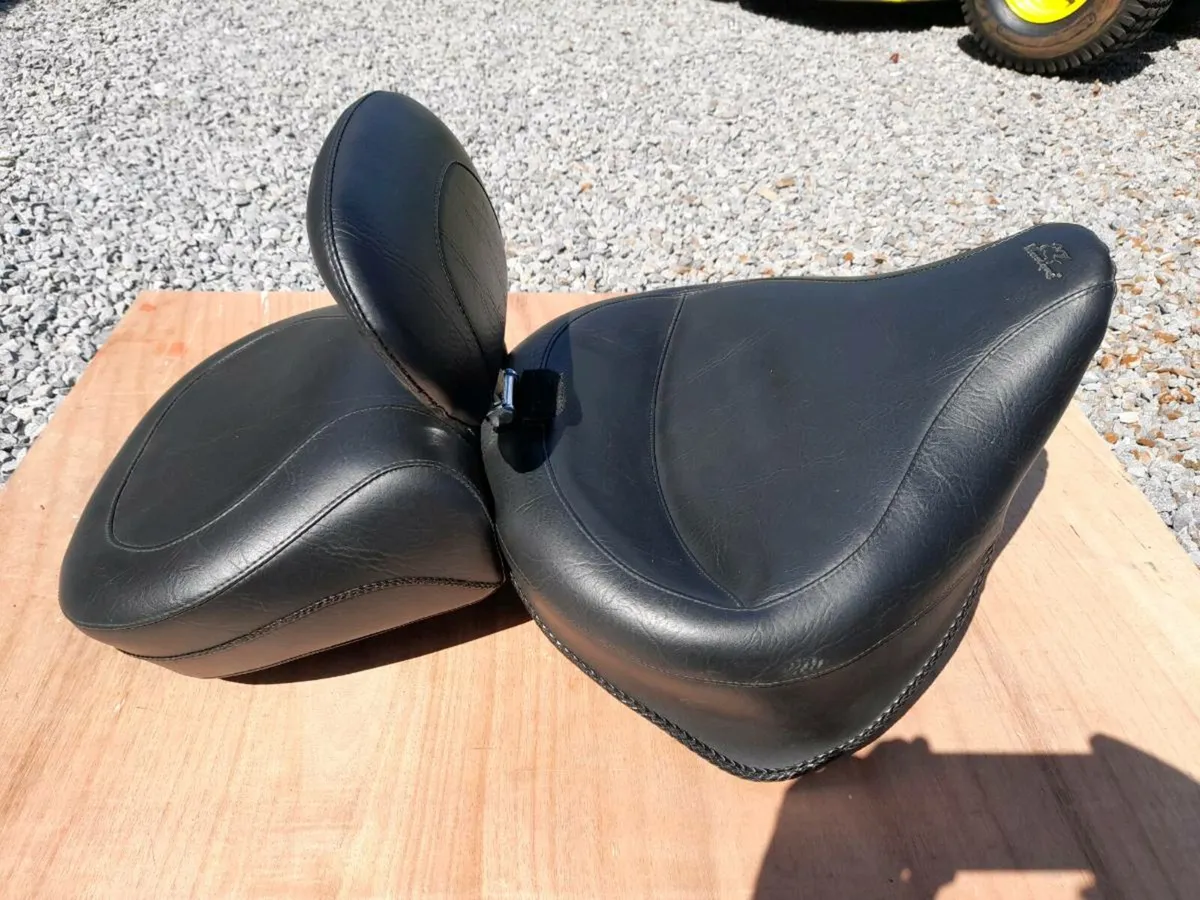 Harley Davidson Motorcycle Seat - Image 1