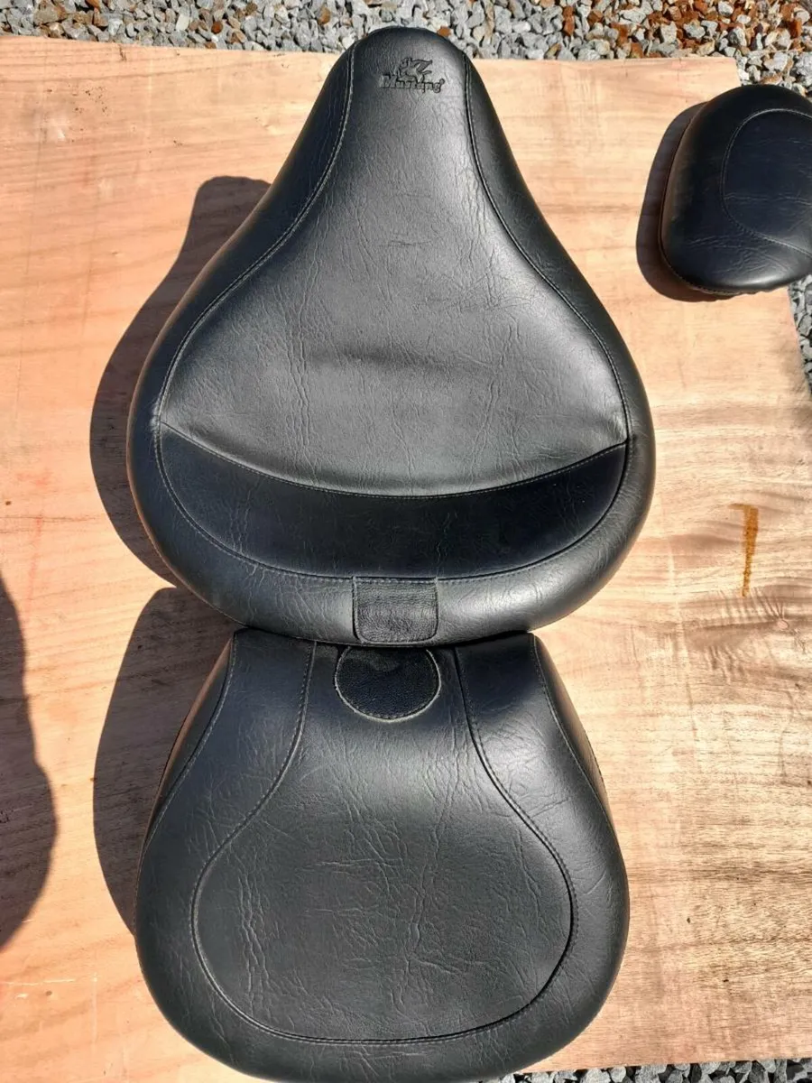 Harley Davidson Motorcycle Seat - Image 3