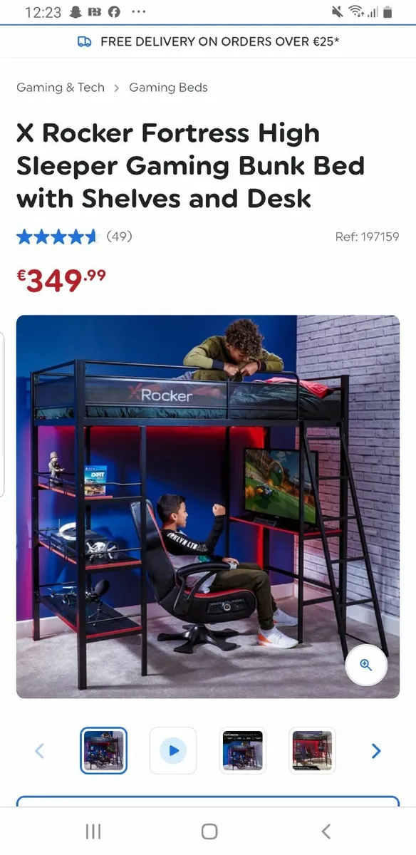 Gaming bed and chair - Image 1