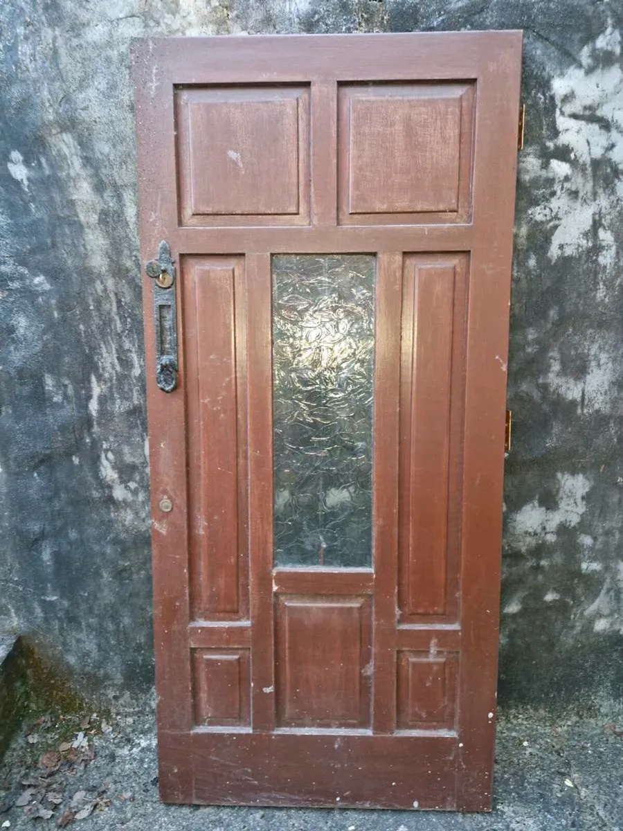 teak door