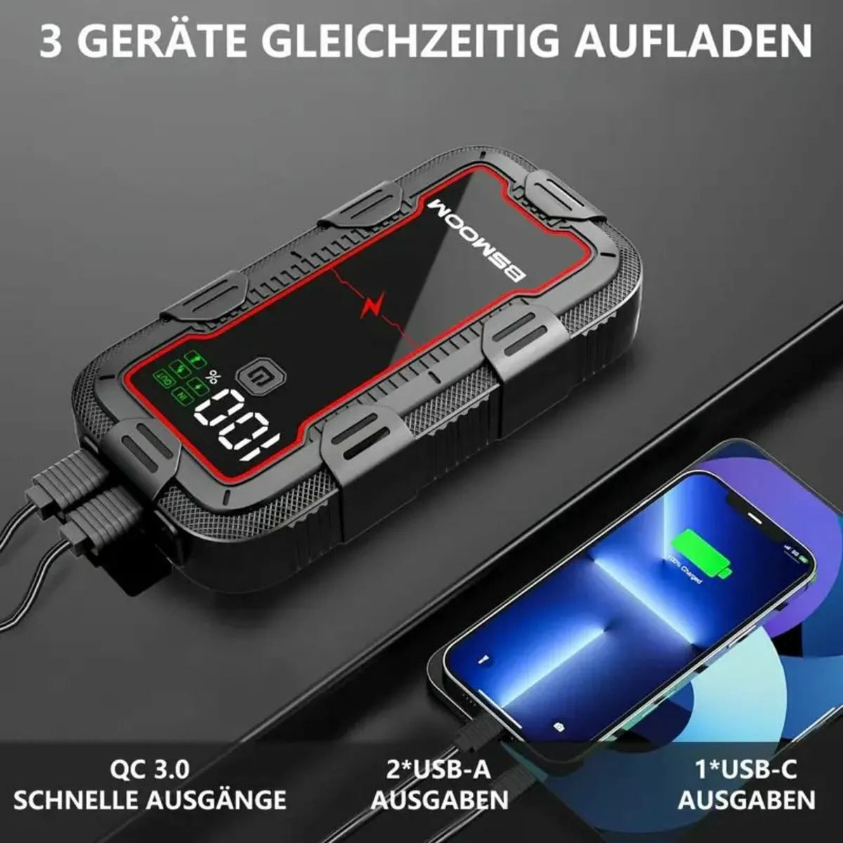 12V Car Jump Starter - Image 3