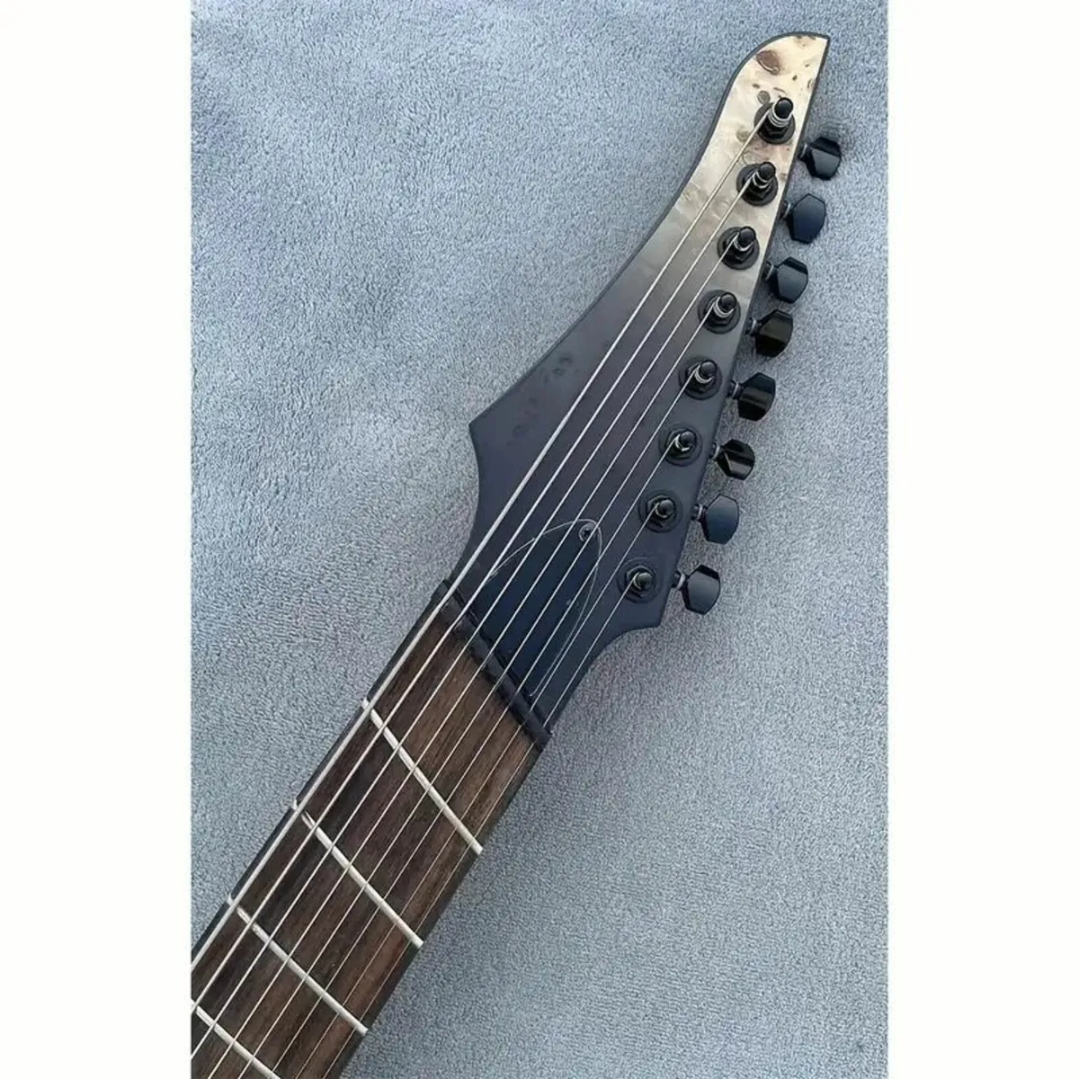 Electric Guitar Burl Wood Top Matte Finished - Image 2