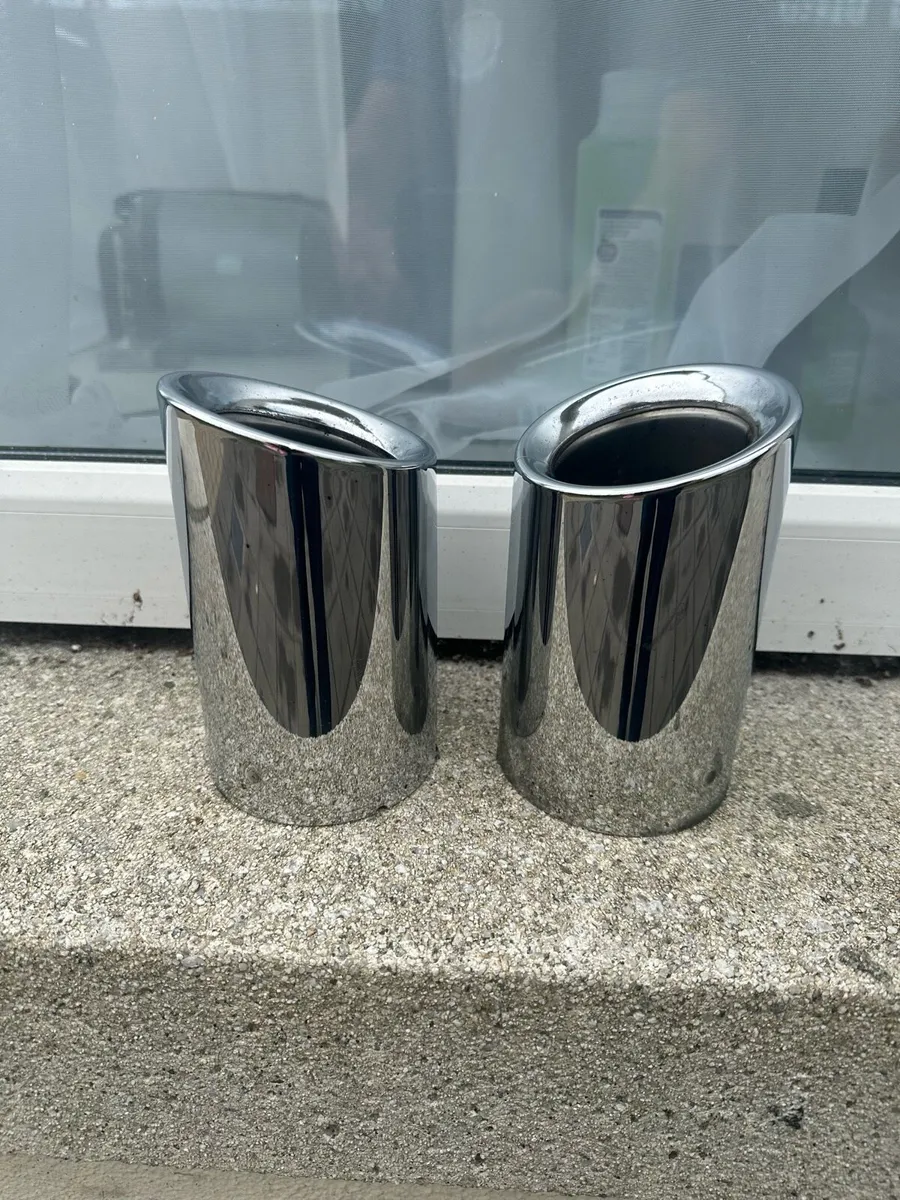 X3 BMW chrome exhaust pipes - Image 2