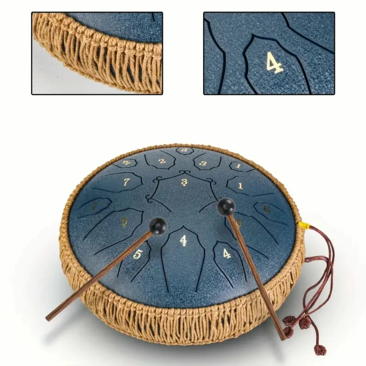 HANPLATE 30.48cm D-Key Steel Tongue Drum - Image 2