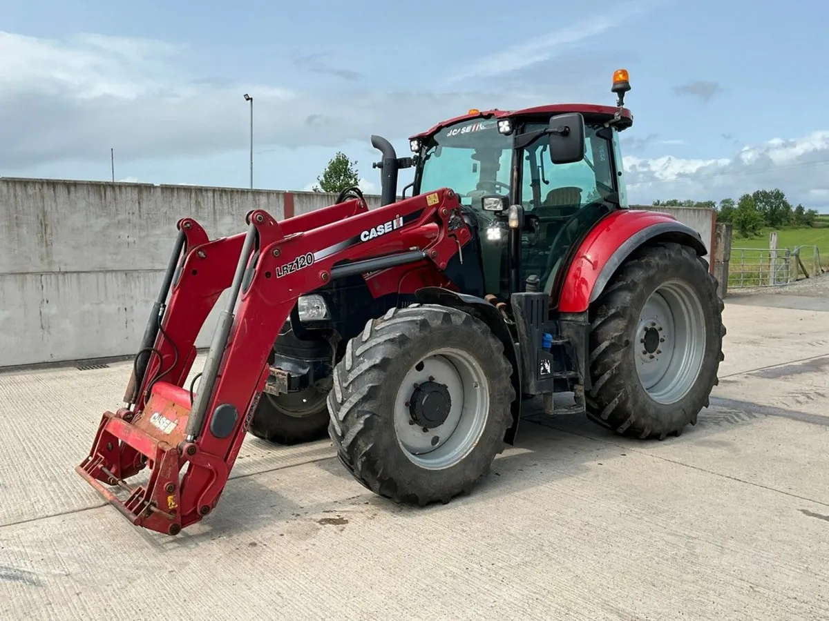 CASE LUXXUM 120 4WD TRACTOR & FRONT LOADER - Image 1